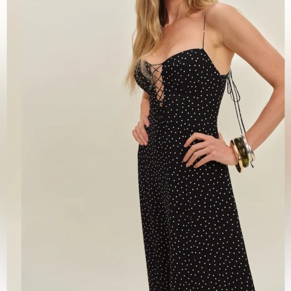 NWOT 🖤Reformation Emely Dress Selene